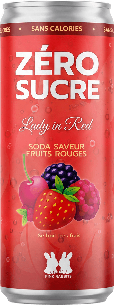 Canette Lady in Red 🍒, 25 cl
