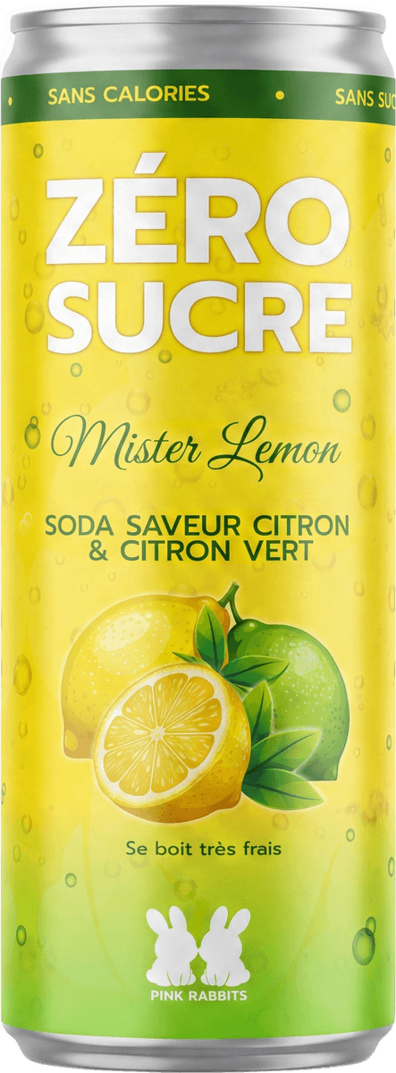 Canette Mister Lemon 🍋, 25 cl