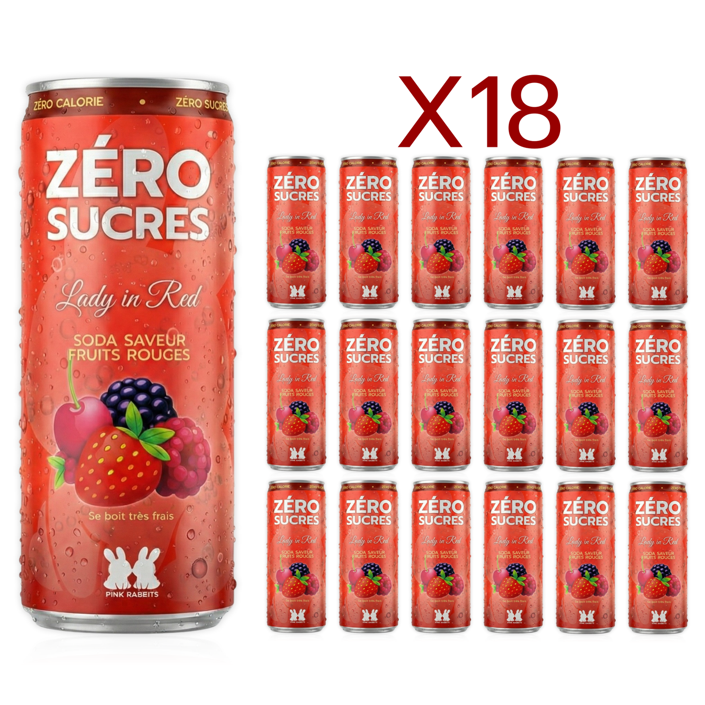 3 PACKS de 6 + LIVRAISON GRATUITE