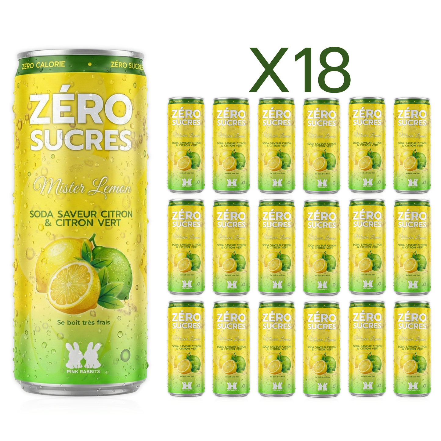 3 PACKS de 6 + LIVRAISON GRATUITE
